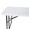 Flash Furniture White Wood Picnic Table & Benches RB-EBB-1470FD-WH-GG - alternate 2